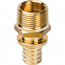 Купить Переходник с наружной резьбой 16xR 1/2" для труб из сшитого полиэтилена аксиал STOUT